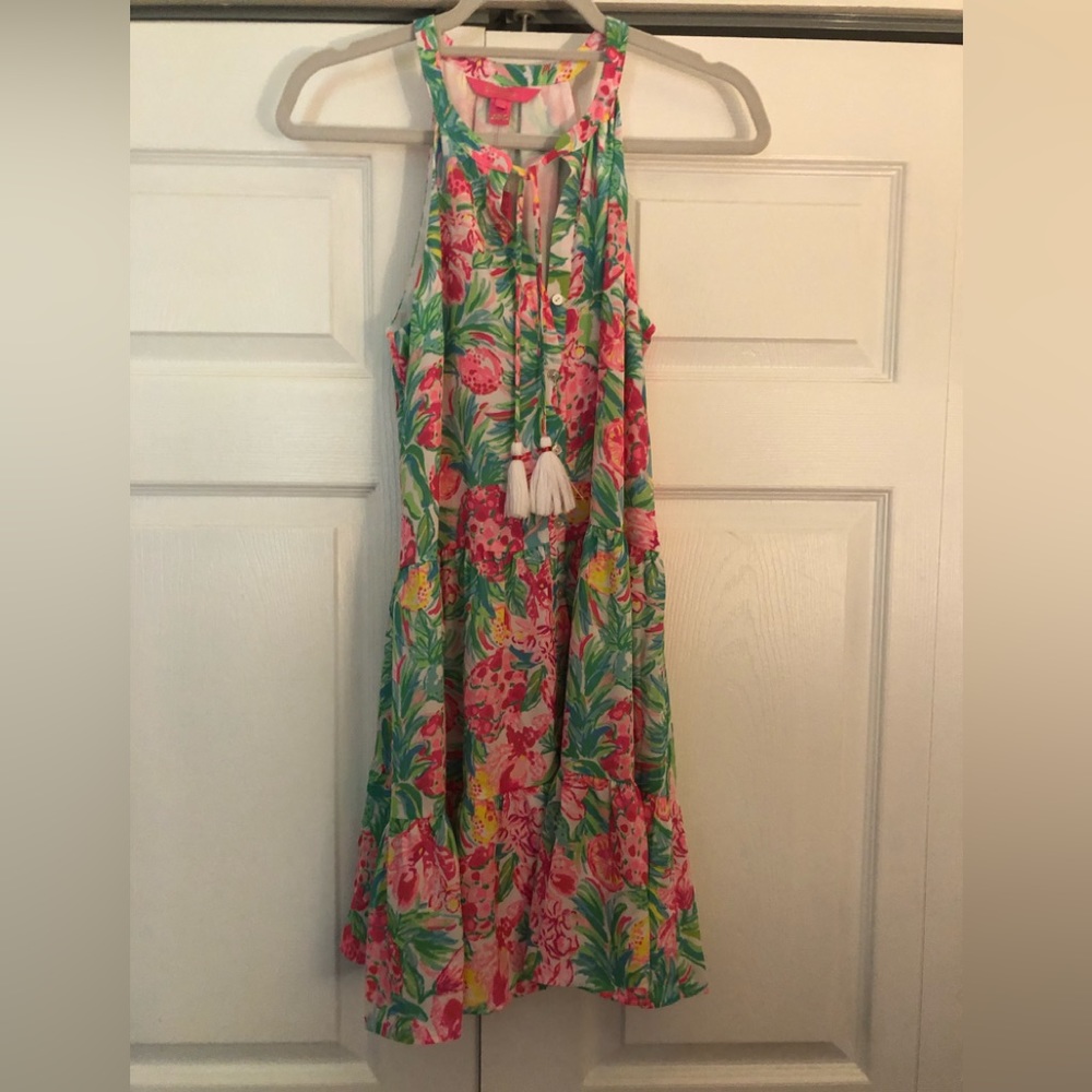 Lilly Pulitzer Carolane Lileeze Halter Swing Dress Size XS. NWT